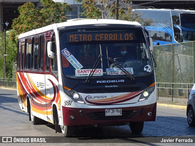 Bupesa 207 na cidade de Estación Central, Santiago, Metropolitana de Santiago, Chile, por Javier Ferrada. Número da foto: #8790171.