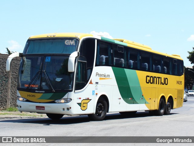 Empresa Gontijo de Transportes 14015 na cidade de São Paulo, São Paulo, Brasil, por George Miranda. ID da foto: 8793548.