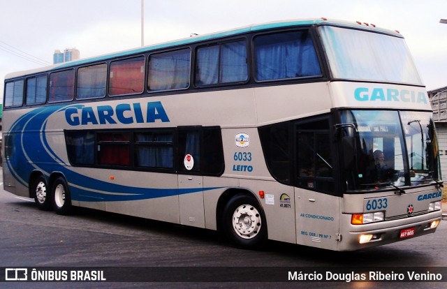 Viação Garcia 6033 na cidade de São Paulo, São Paulo, Brasil, por Márcio Douglas Ribeiro Venino. Número da foto: #8794313.