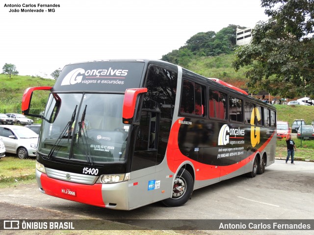 Gonçalves Viagens e Excursões 15400 na cidade de João Monlevade, Minas Gerais, Brasil, por Antonio Carlos Fernandes. Número da foto: #8793025.