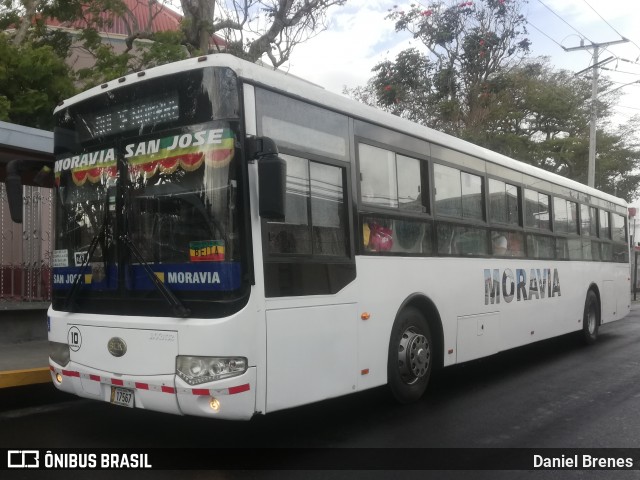 AMSA - Autotransportes Moravia 10 na cidade de San Vicente, Moravia, San José, Costa Rica, por Daniel Brenes. ID da foto: 8793318.