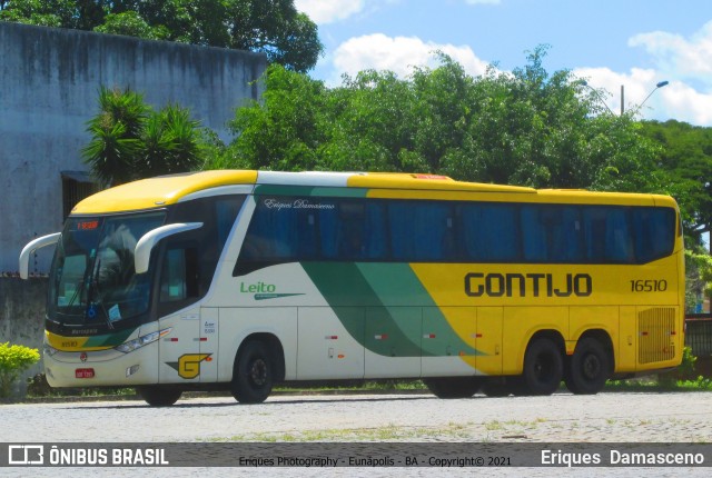 Empresa Gontijo de Transportes 16510 na cidade de Eunápolis, Bahia, Brasil, por Eriques  Damasceno. ID da foto: 8794176.