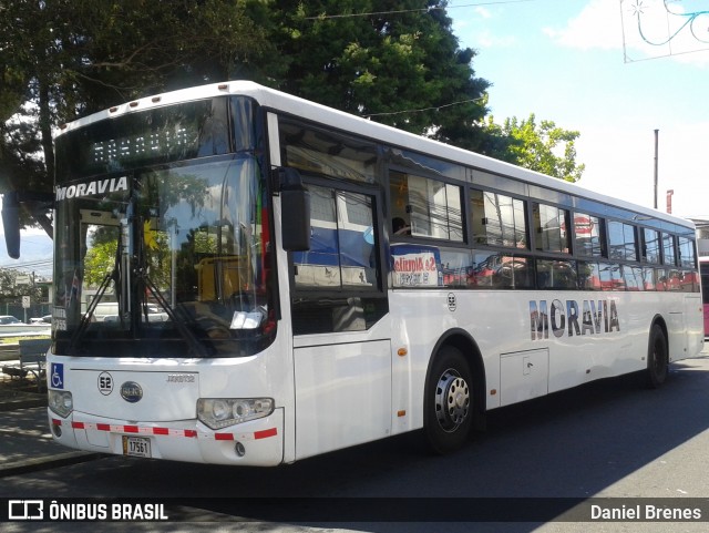 AMSA - Autotransportes Moravia 52 na cidade de San Vicente, Moravia, San José, Costa Rica, por Daniel Brenes. ID da foto: 8793312.