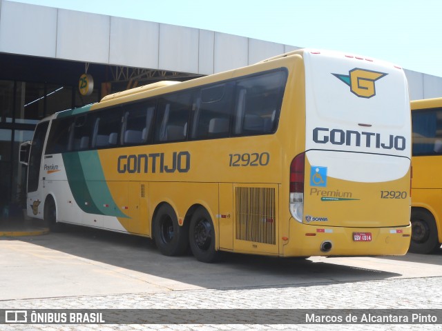 Empresa Gontijo de Transportes 12920 na cidade de Perdões, Minas Gerais, Brasil, por Marcos de Alcantara Pinto. ID da foto: 8794759.