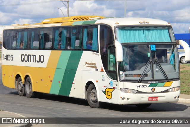 Empresa Gontijo de Transportes 14135 na cidade de Vitória da Conquista, Bahia, Brasil, por José Augusto de Souza Oliveira. ID da foto: 8794349.