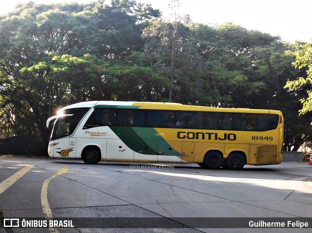 Empresa Gontijo de Transportes 18445 na cidade de São Paulo, São Paulo, Brasil, por Guilherme Felipe. ID da foto: 8792706.