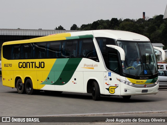 Empresa Gontijo de Transportes 18270 na cidade de Caxias do Sul, Rio Grande do Sul, Brasil, por José Augusto de Souza Oliveira. Número da foto: #8794393.
