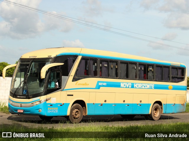 Viação Novo Horizonte 1021411 na cidade de Teresina, Piauí, Brasil, por Ruan Silva Andrade. Número da foto: #8793636.