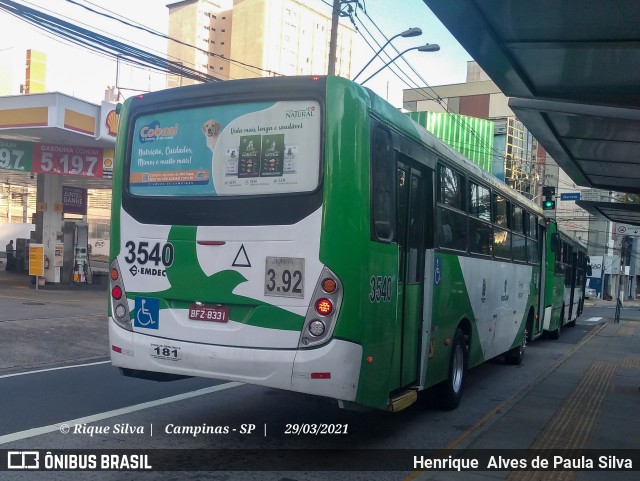 Padova Coletivos 3540 na cidade de Campinas, São Paulo, Brasil, por Henrique Alves de Paula Silva. ID da foto: 8795968.