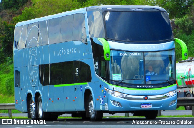 Viação Garcia 8612 na cidade de Campo Largo, Paraná, Brasil, por Alessandro Fracaro Chibior. ID da foto: 8795682.