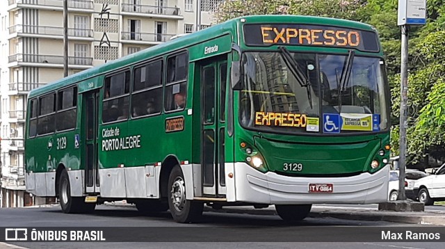 Sudeste Transportes Coletivos 3129 na cidade de Porto Alegre, Rio Grande do Sul, Brasil, por Max Ramos. Número da foto: #8794827.