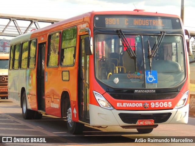 Santa Fé Transportes 95065 na cidade de Belo Horizonte, Minas Gerais, Brasil, por Adão Raimundo Marcelino. ID da foto: 8797367.