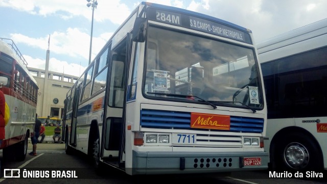 Metra - Sistema Metropolitano de Transporte 7711 na cidade de São Paulo, São Paulo, Brasil, por Murilo da Silva. ID da foto: 8796818.