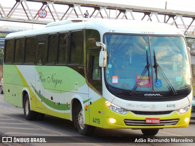 Rio Negro Fretamento e Turismo 44119 na cidade de Belo Horizonte, Minas Gerais, Brasil, por Adão Raimundo Marcelino. Número da foto: #8797564.