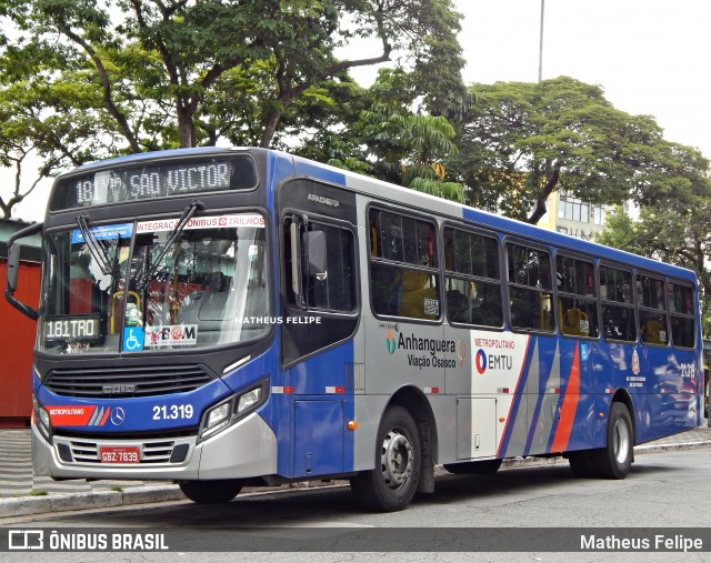 Viação Osasco 21.319 na cidade de São Paulo, São Paulo, Brasil, por Matheus Felipe. Número da foto: #8794990.
