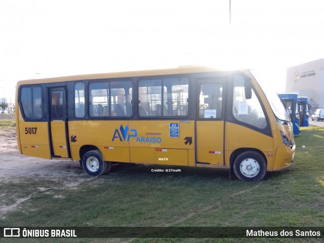 AVP - Auto Viação Paraíso 5017 na cidade de Aracaju, Sergipe, Brasil, por Matheus dos Santos. Número da foto: #8795592.