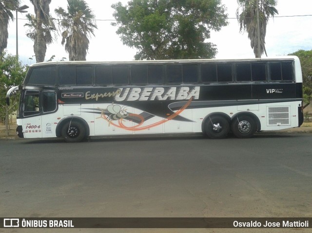 Expresso Uberaba 1400-6 na cidade de Uberaba, Minas Gerais, Brasil, por Osvaldo Jose Mattioli. Número da foto: #8795489.