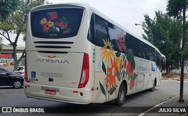 Viação Atibaia São Paulo 1014 na cidade de São Paulo, São Paulo, Brasil, por JULIO SILVA. ID da foto: 8797355.