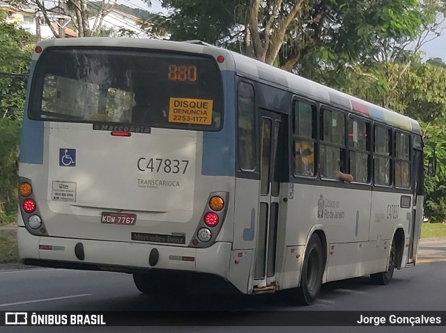 Viação Redentor C47837 na cidade de Rio de Janeiro, Rio de Janeiro, Brasil, por Jorge Gonçalves. ID da foto: 8794862.