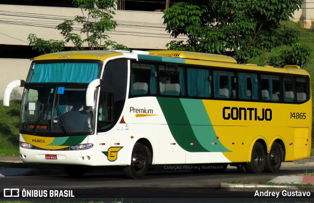 Empresa Gontijo de Transportes 14865 na cidade de Belo Horizonte, Minas Gerais, Brasil, por Andrey Gustavo. ID da foto: 8794910.