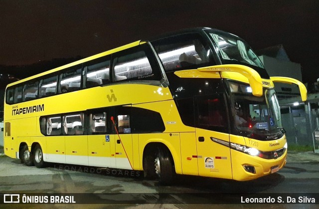 Viação Itapemirim 17203 na cidade de Santos, São Paulo, Brasil, por Leonardo S. Da Silva. ID da foto: 8796478.