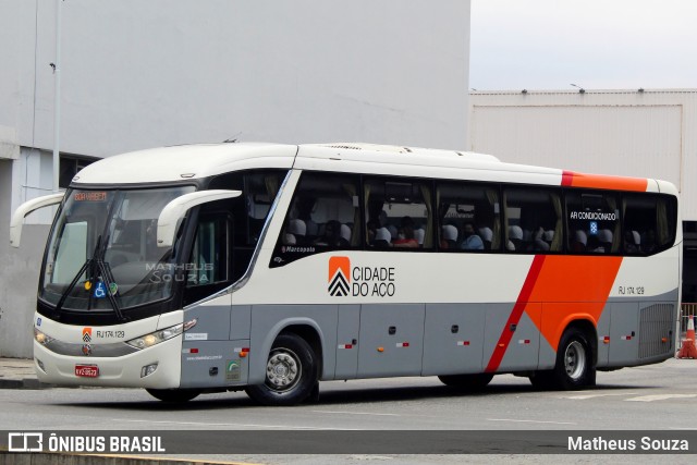 Viação Cidade do Aço RJ 174.129 na cidade de Rio de Janeiro, Rio de Janeiro, Brasil, por Matheus Souza. Número da foto: #8799818.