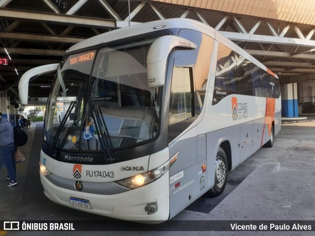 Viação Cidade do Aço RJ 174.043 na cidade de Rio de Janeiro, Rio de Janeiro, Brasil, por Vicente de Paulo Alves. Número da foto: #8798720.
