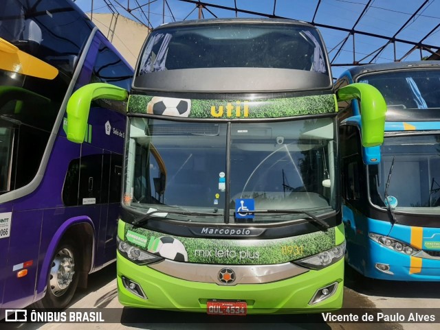 UTIL - União Transporte Interestadual de Luxo 11931 na cidade de Rio de Janeiro, Rio de Janeiro, Brasil, por Vicente de Paulo Alves. Número da foto: #8798613.