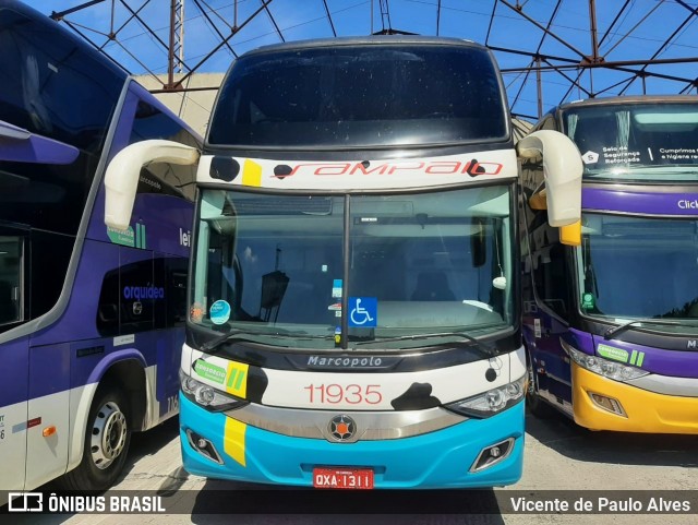 Viação Sampaio 11935 na cidade de Rio de Janeiro, Rio de Janeiro, Brasil, por Vicente de Paulo Alves. Número da foto: #8798600.