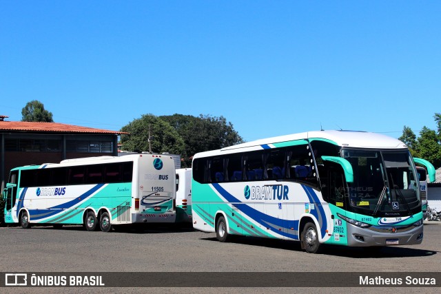 Brantur > Branbus > Viação Pato Branco 87402 na cidade de Pato Branco, Paraná, Brasil, por Matheus Souza. ID da foto: 8799966.