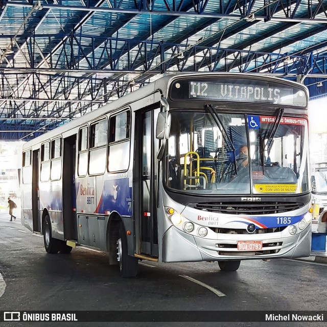 BBTT - Benfica Barueri Transporte e Turismo 1185 na cidade de Itapevi, São Paulo, Brasil, por Michel Nowacki. ID da foto: 8802117.