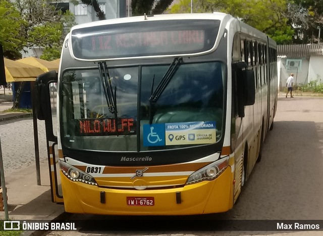 Companhia Carris Porto-Alegrense 0831 na cidade de Porto Alegre, Rio Grande do Sul, Brasil, por Max Ramos. Número da foto: #8802243.