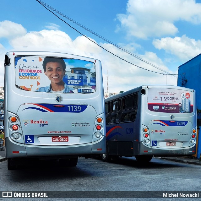 BBTT - Benfica Barueri Transporte e Turismo 1139 na cidade de Itapevi, São Paulo, Brasil, por Michel Nowacki. Número da foto: #8802103.