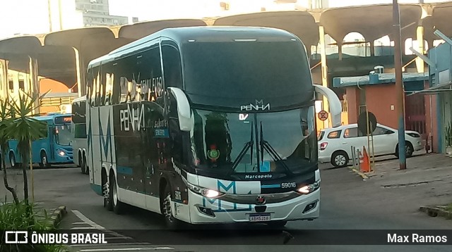 Empresa de Ônibus Nossa Senhora da Penha 59016 na cidade de Porto Alegre, Rio Grande do Sul, Brasil, por Max Ramos. ID da foto: 8802255.