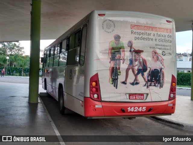Expresso Unir 14245 na cidade de Vespasiano, Minas Gerais, Brasil, por Igor Eduardo. Número da foto: #8800958.