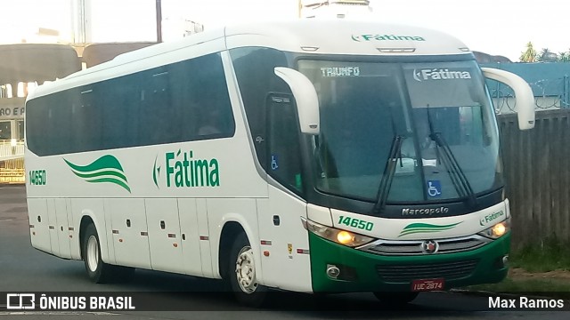 Fátima Transportes e Turismo 14650 na cidade de Porto Alegre, Rio Grande do Sul, Brasil, por Max Ramos. Número da foto: #8802286.