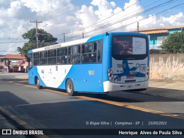 VB Transportes e Turismo 1065 na cidade de Campinas, São Paulo, Brasil, por Henrique Alves de Paula Silva. Número da foto: #8802266.