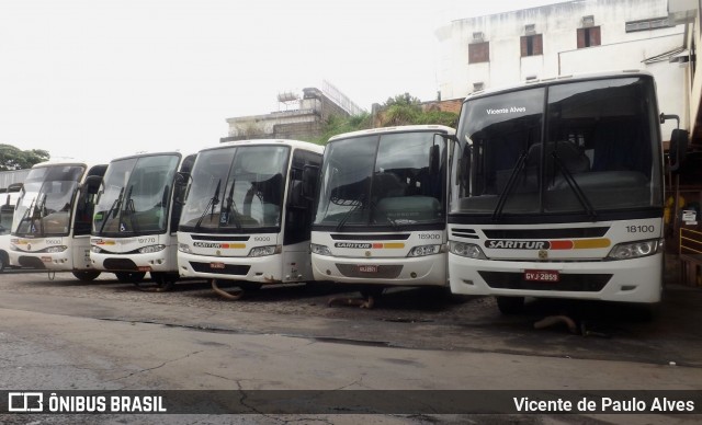 Saritur - Santa Rita Transporte Urbano e Rodoviário 18100 na cidade de Belo Horizonte, Minas Gerais, Brasil, por Vicente de Paulo Alves. ID da foto: 8801724.