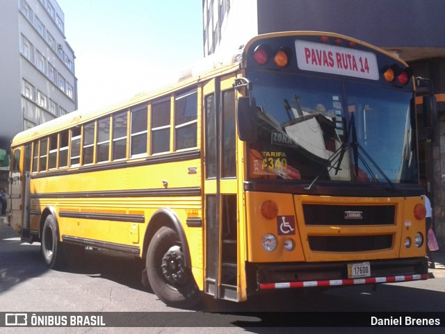 Autotransportes Pavas SJB 17600 na cidade de Merced, San José, San José, Costa Rica, por Daniel Brenes. ID da foto: 8800368.