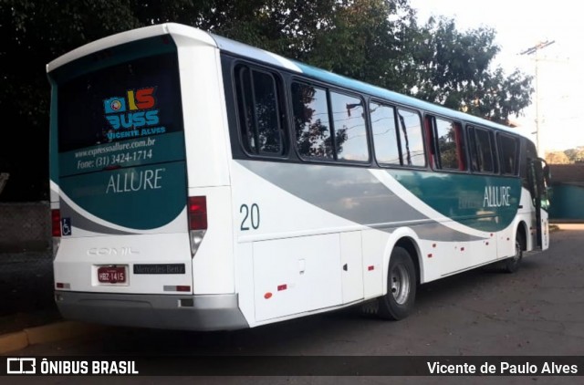 Expresso Allure 20 na cidade de Matozinhos, Minas Gerais, Brasil, por Vicente de Paulo Alves. Número da foto: #8867155.