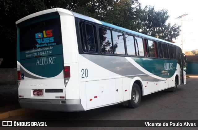 Expresso Allure 20 na cidade de Matozinhos, Minas Gerais, Brasil, por Vicente de Paulo Alves. ID da foto: 8867155.