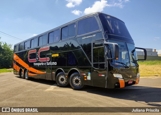 C&C Transporte e Turismo 3050 na cidade de Itupeva, São Paulo, Brasil, por Juliana Priscila. Número da foto: #8869001.