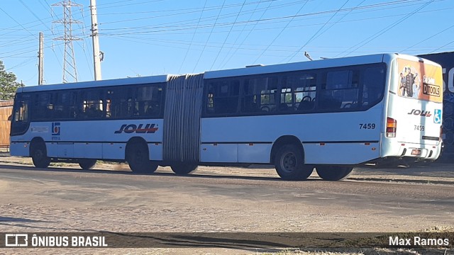 SOUL - Sociedade de Ônibus União Ltda. 7459 na cidade de Alvorada, Rio Grande do Sul, Brasil, por Max Ramos. Número da foto: #8865816.