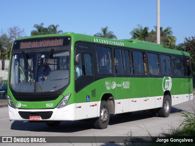 Tijuquinha - Auto Viação Tijuca A50183 na cidade de Rio de Janeiro, Rio de Janeiro, Brasil, por Jorge Gonçalves. Número da foto: #8868812.