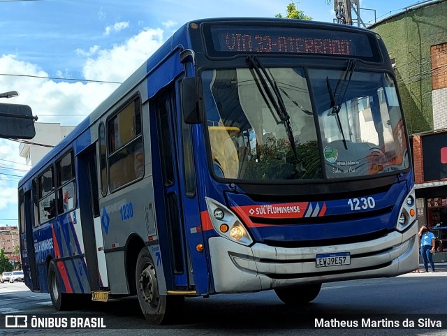 Viação Sul Fluminense 1230 na cidade de Volta Redonda, Rio de Janeiro, Brasil, por Matheus Martins da Silva. Número da foto: #8868457.