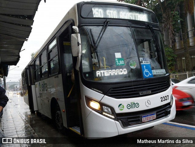 Viação Elite 2327 na cidade de Volta Redonda, Rio de Janeiro, Brasil, por Matheus Martins da Silva. Número da foto: #8868415.