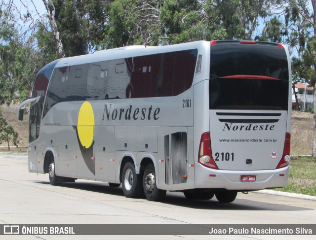 Viação Nordeste 2101 na cidade de Natal, Rio Grande do Norte, Brasil, por Joao Paulo Nascimento Silva. ID da foto: 8866619.