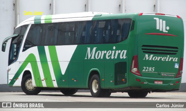 Empresa de Transportes e Turismo Moreira 2285 na cidade de Goiânia, Goiás, Brasil, por Carlos Júnior. Número da foto: #8867602.