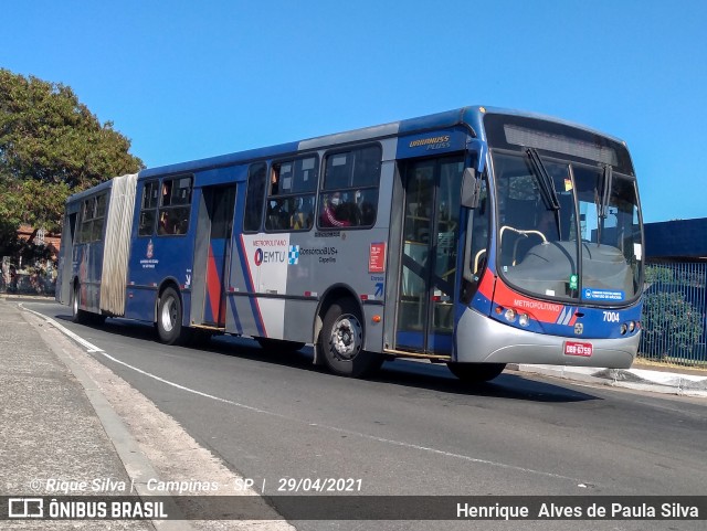 Transportes Capellini 7004 na cidade de Campinas, São Paulo, Brasil, por Henrique Alves de Paula Silva. ID da foto: 8865768.