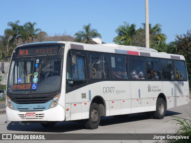 Viação Redentor C47477 na cidade de Rio de Janeiro, Rio de Janeiro, Brasil, por Jorge Gonçalves. Número da foto: #8868723.